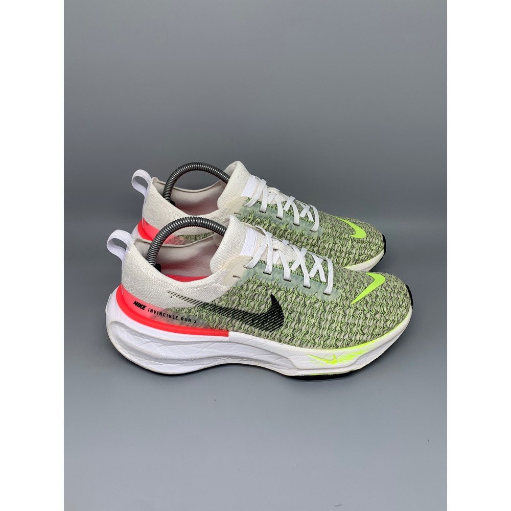Nike ZoomX Invincible Run 3 Lime Green Running Shoes FN6821-100 Men's Sz 8.5